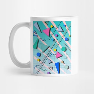 80s pop retro pattern 4 Mug